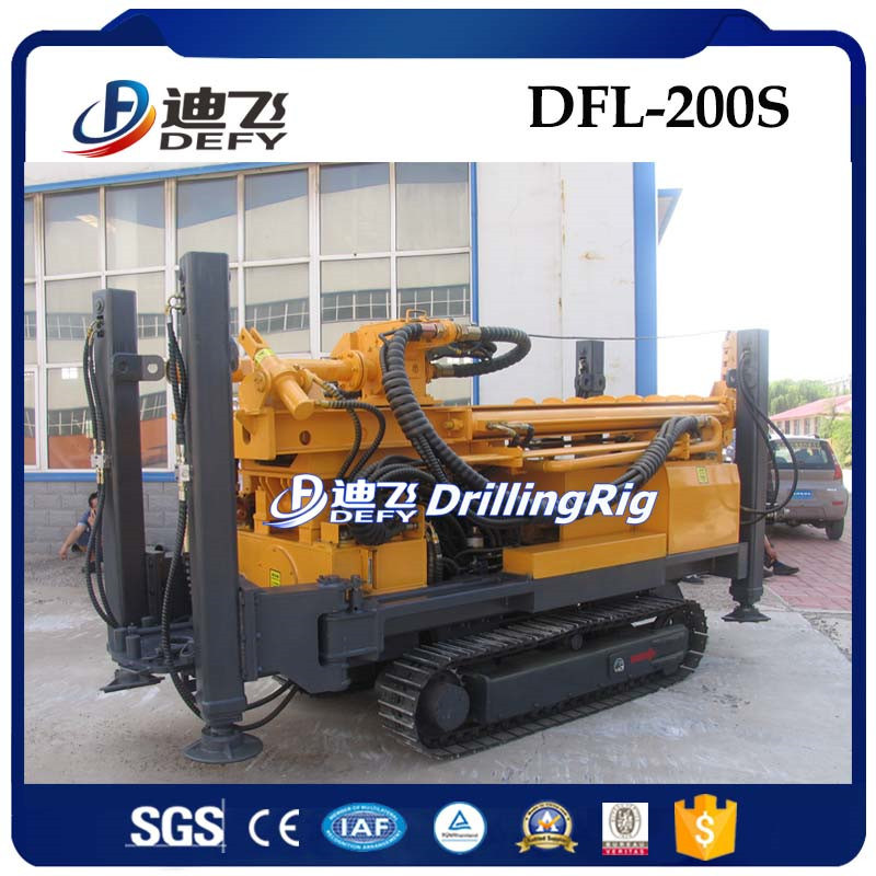 Portable Dfl-200s Hydraulic DTH Hammer Bits Simple Drilling Machine