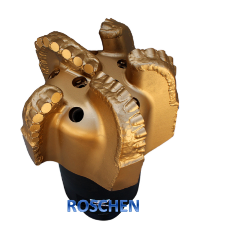 Factory 14 3/4'' 5 Wings Double Row Cutters Steel Body / Matrix Body Diamond PDC Bit Used for Medium Hard Formation