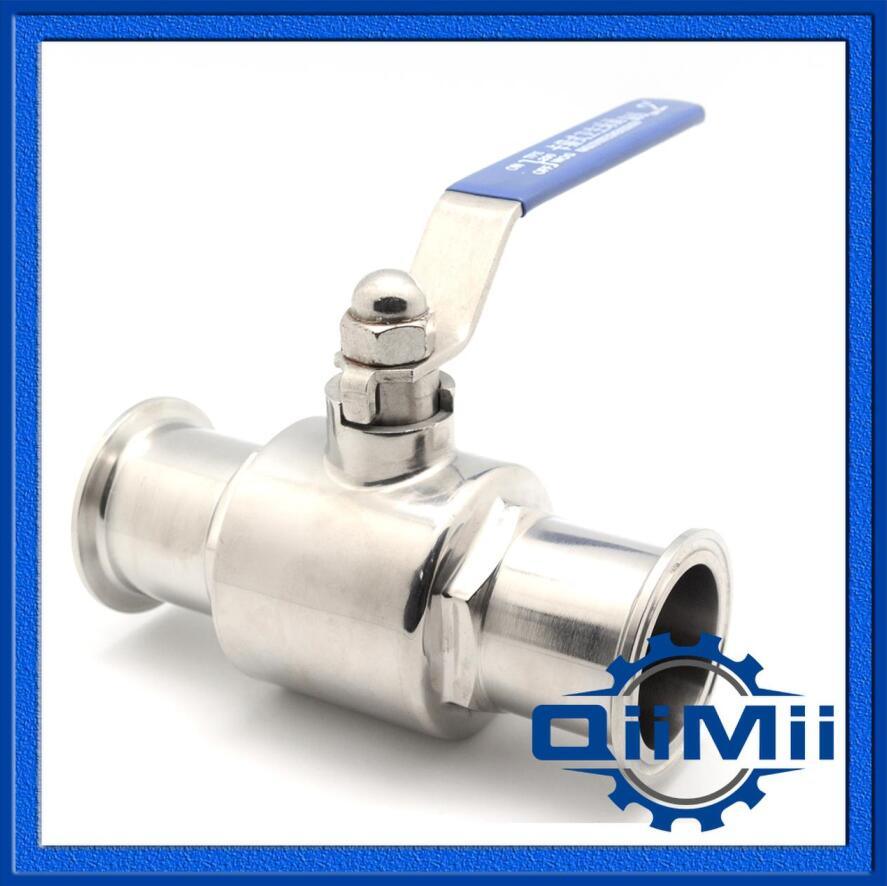 Sanitary, Stainless Steel, Clamp End, SUS304, Tee Type, Manual, Ball Valve