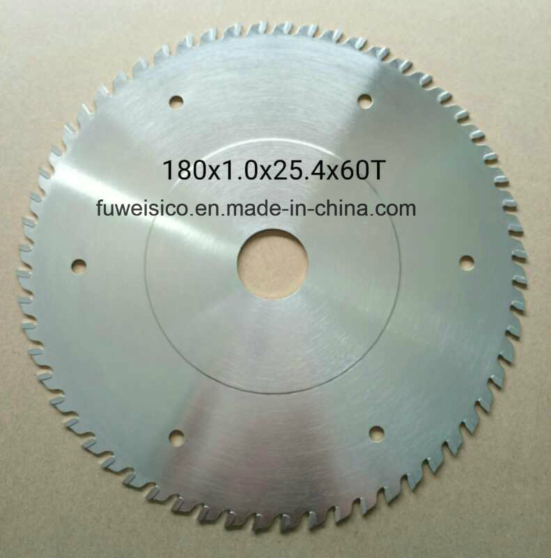 180X1.0X2.4X60t Tct Circular Carbide Saw Blade for Wood Cutting