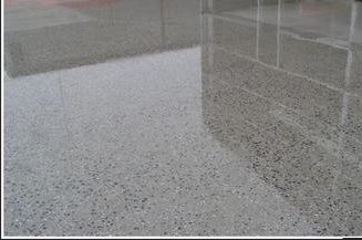 Terrazzo Floor Polishing Effect with Polishing Pads & Tool