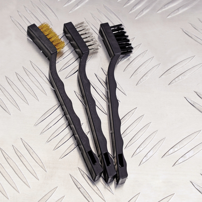 Hand Tools Mini Wire Brush Set OEM for Construction 3PCS