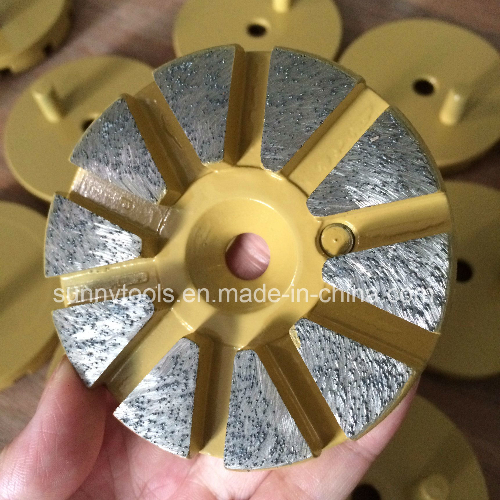 3 Inch 10 Seg 1 Pin Diamond Grinding Disc for Concrete Grinder
