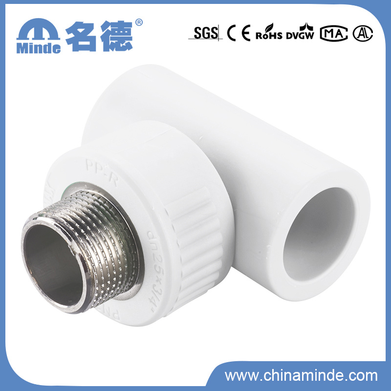 PPR Male Tee Type D Fitting for Building Materials
