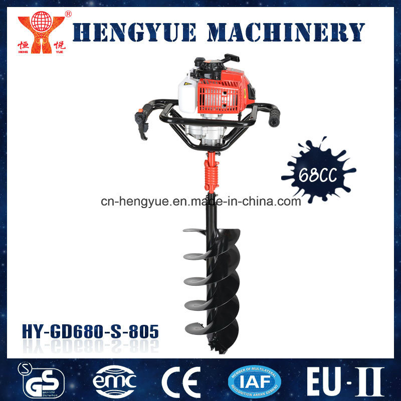 Metal Material and Anti-Slip Grip Mini Hole Digger Ground Drill
