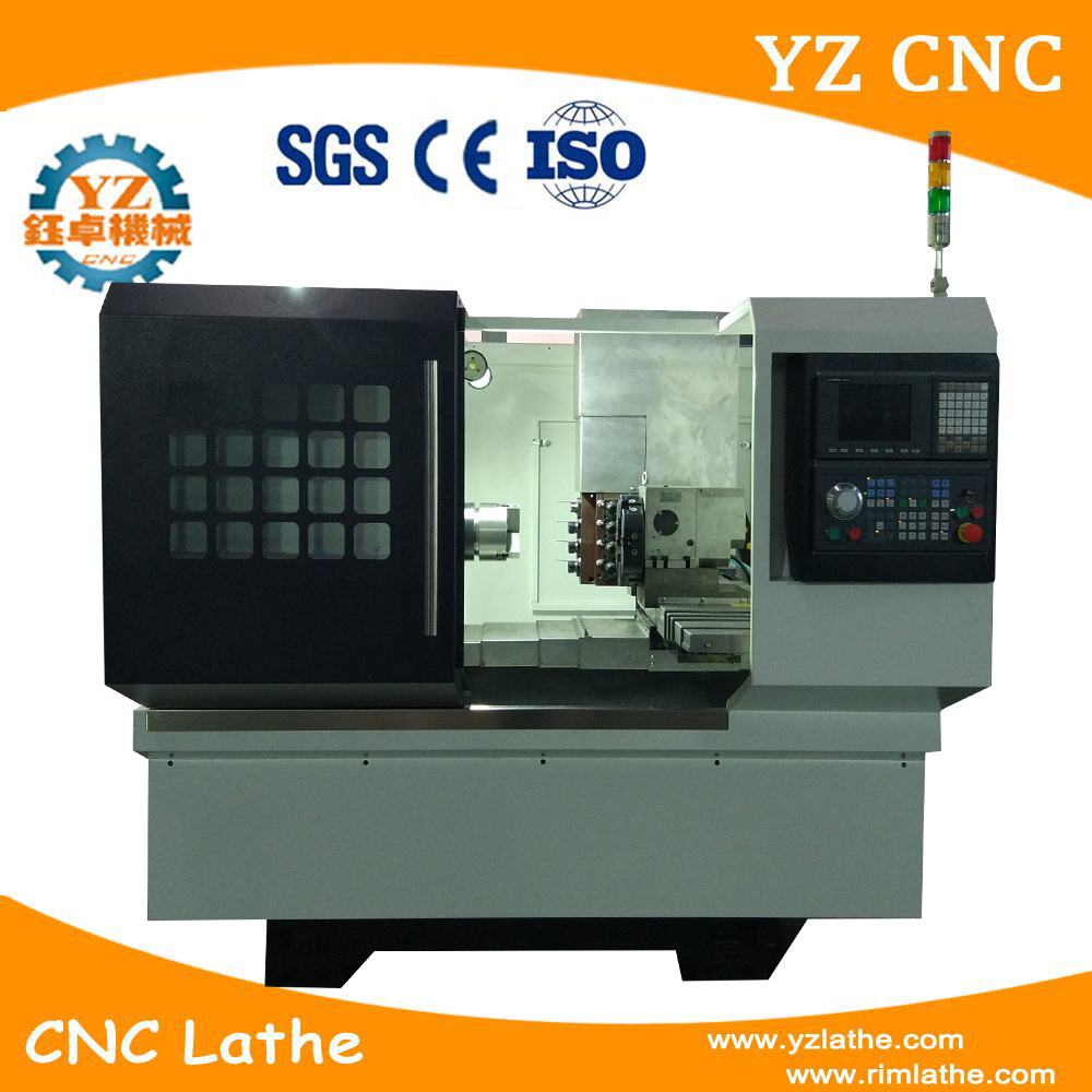 Customized CNC Lathe with Slant Bed and Power Turret