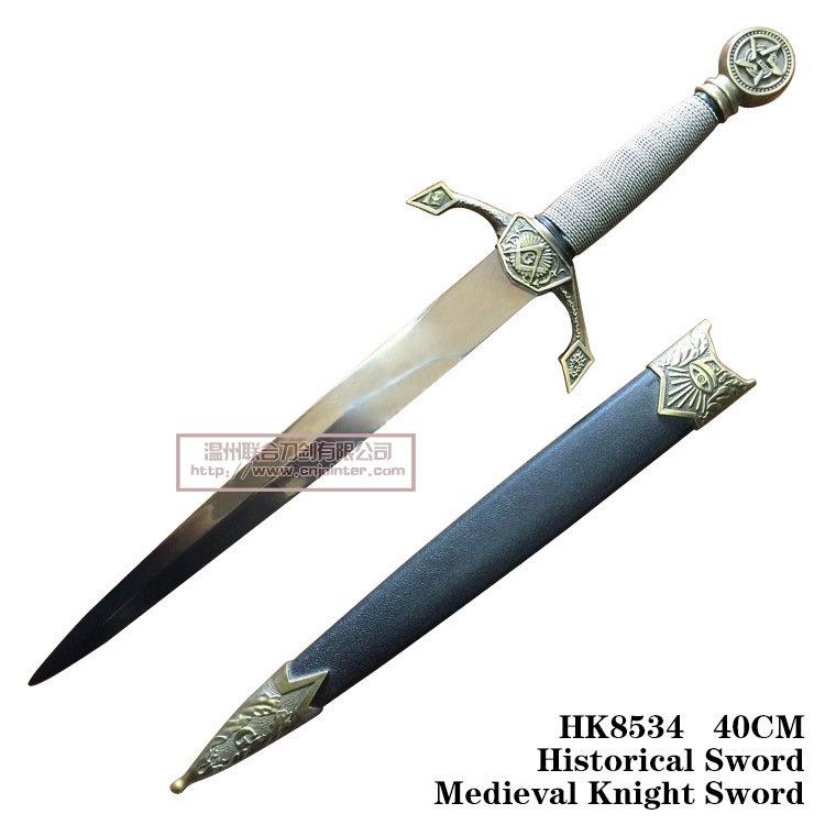 European Knight Dagger Historical Dagger 40cm HK8534