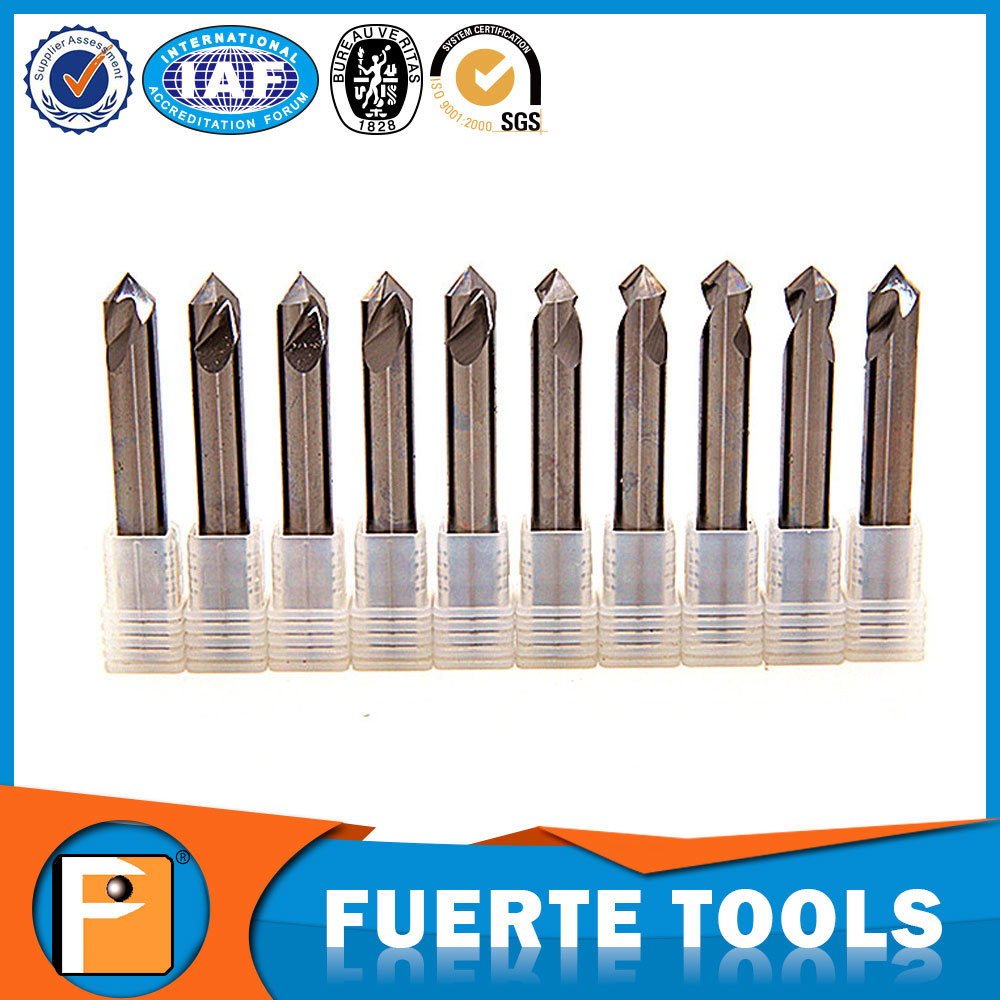 90 Degree Top Angle Solid Carbide Spot Drill for Aluminum Processing