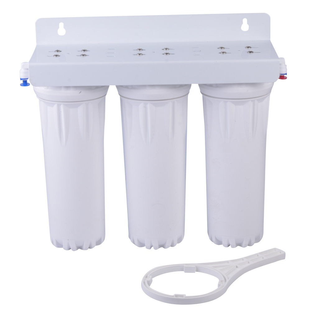 3 Stage Triple Filtration Water Filter for Home Using