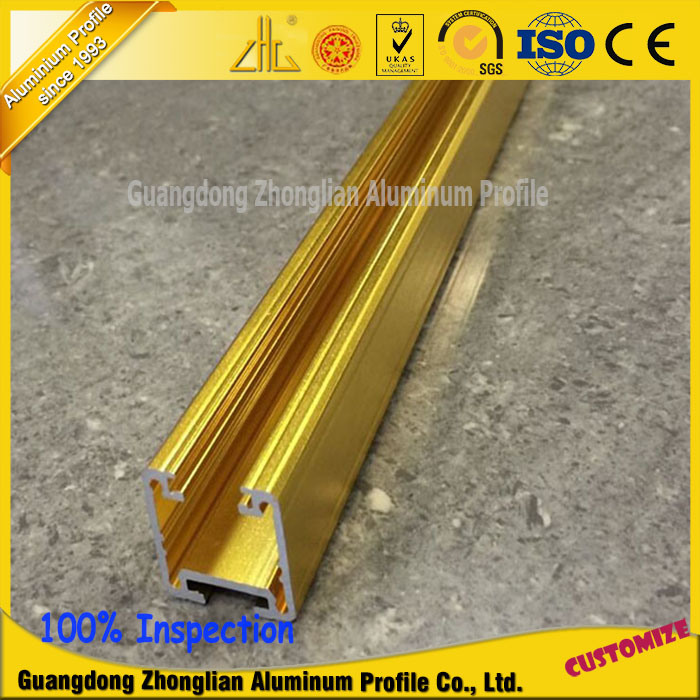 China Supplier Anodizing Aluminium Extrusion Track for Corded Curtain Rods