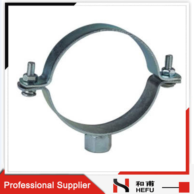 Pipe Holder Fitting Cast Iron Stainless Steel Heavy Duty Pipe Clamp