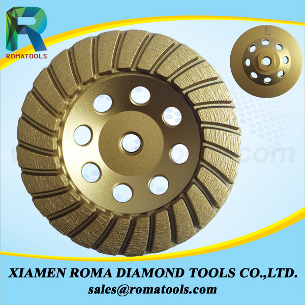 Romatools Diamond Cup Wheels of Swirling Turbo for Granite