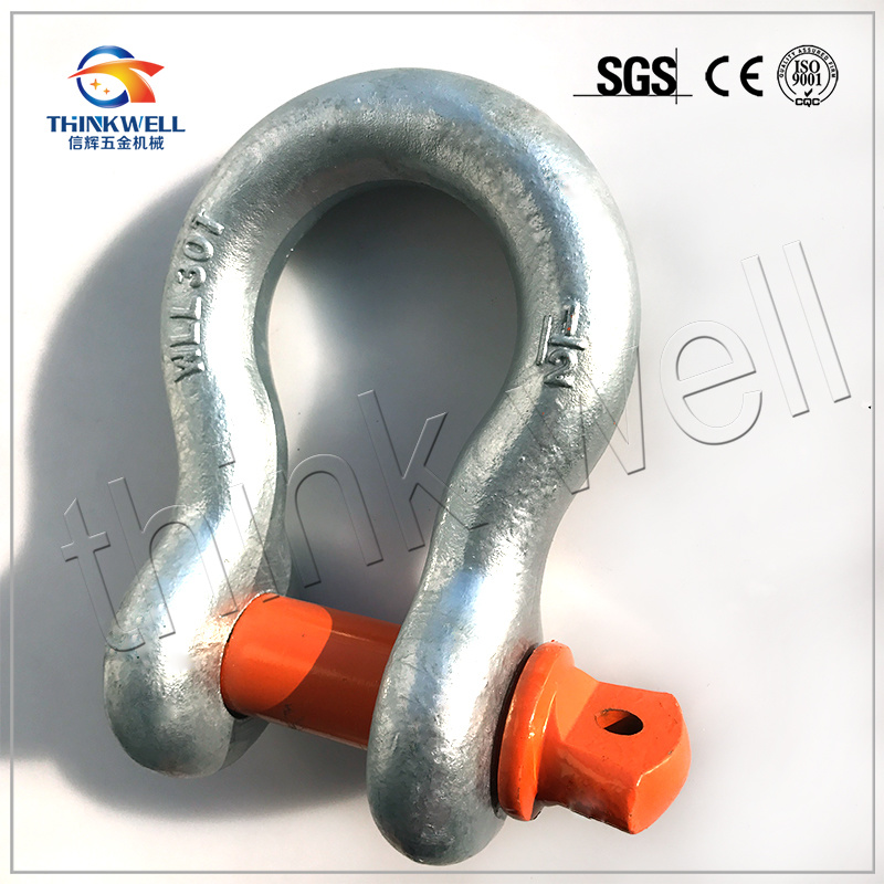 G80 Forged G209 Anchor Bow Shackle with Screw Pin