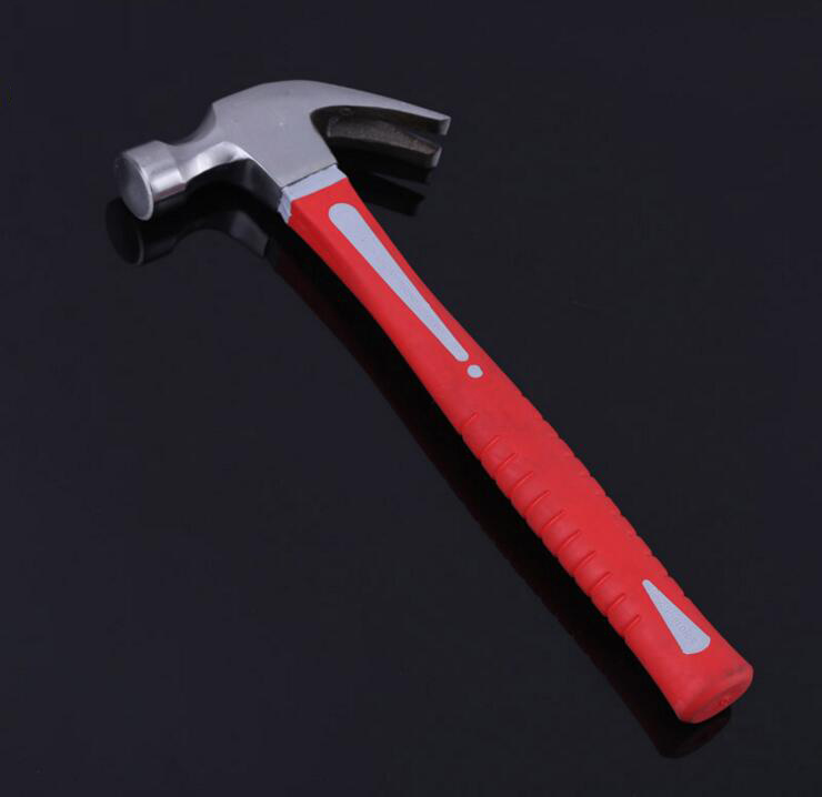 American Type Hand Tool Claw Hammer with Fiberglass Handle