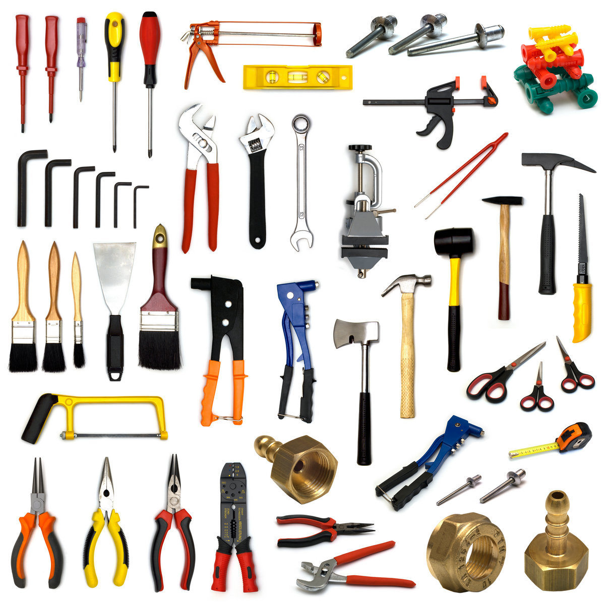 Different Types of Household and Construction Hand Tool