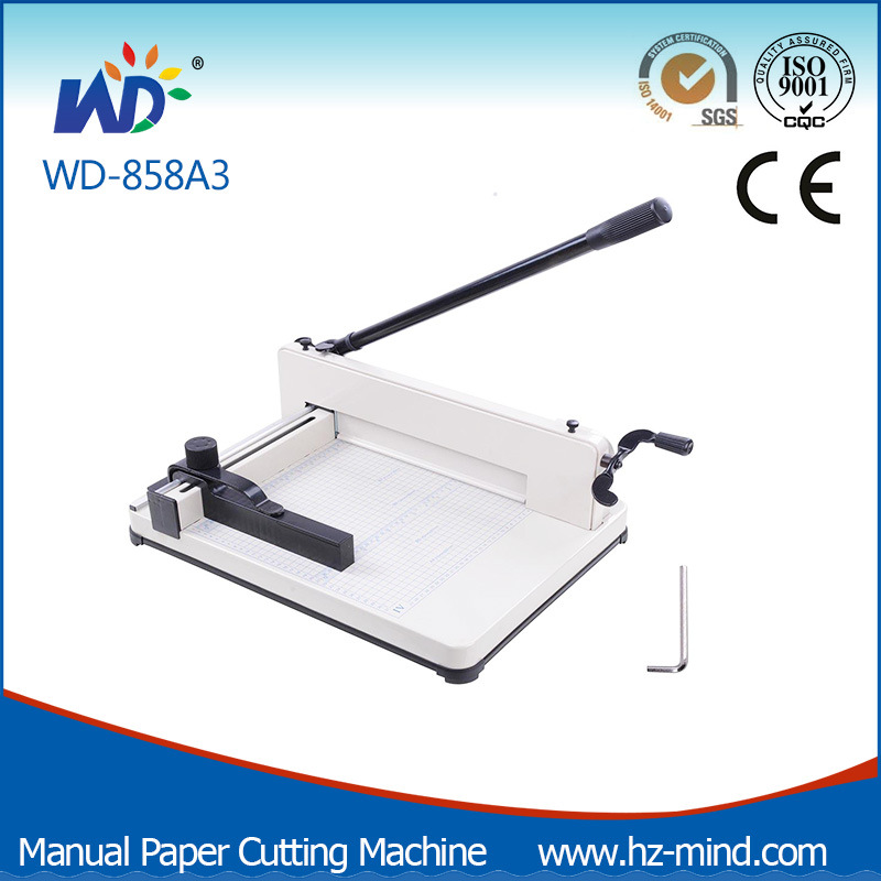 Professional Manufacturer Paper Cutting Machine A3 Paper Cutter (WD-858A3)