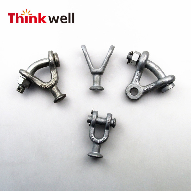 Forged Galvanized Y Ball Clevis for Transmission Line Fitting
