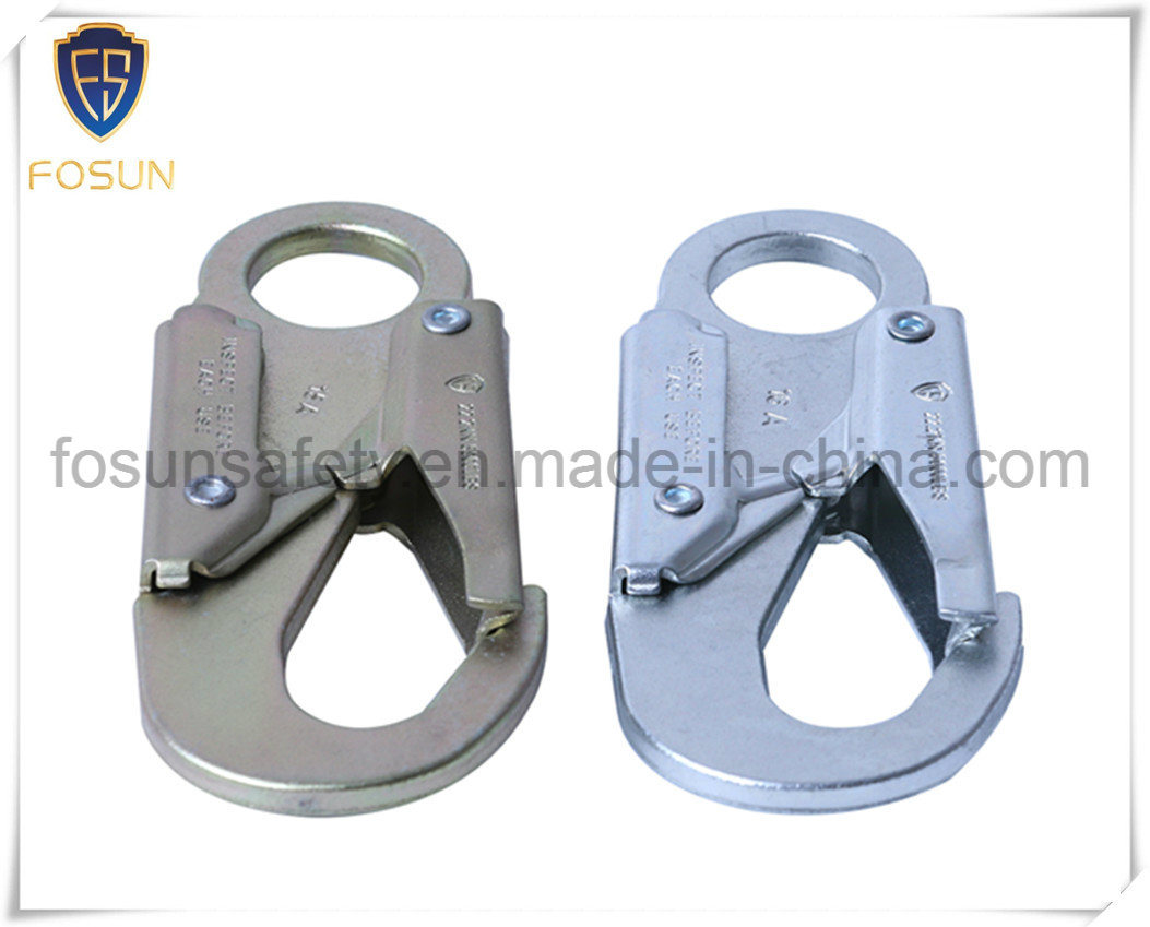 European Stamped Self Locking Snap Hook Used for Safety Belt