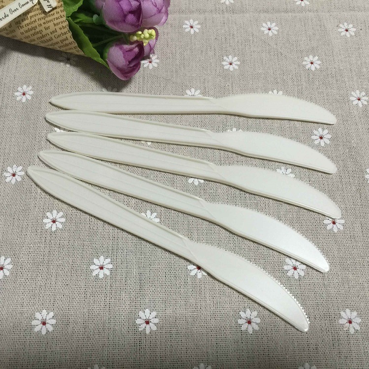 Airplane Biodegradable Cutlery Cornstarch Plastic Disposable Knife