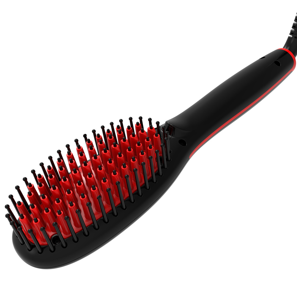 Make up Tool Brush with Ce Certificate Aluminum Plate Type and 50W Power Hair Straightening Brush 