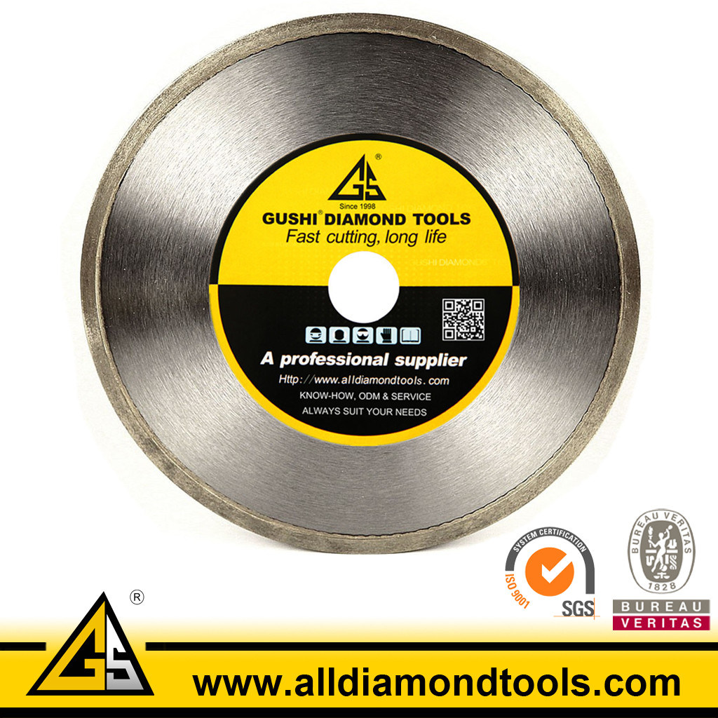 Hot Pressed Diamond Wet Saw Blade for Glass Lapidary Cutting