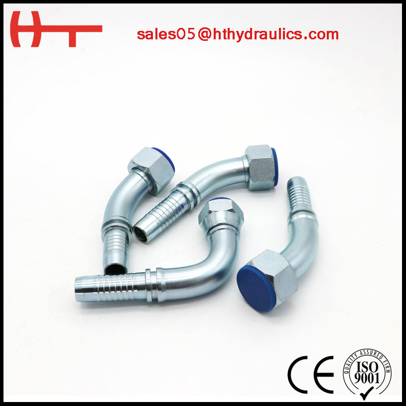 SAE BSPT Carbon Steel Hydraulic Hose Fitting with Eaton Standard