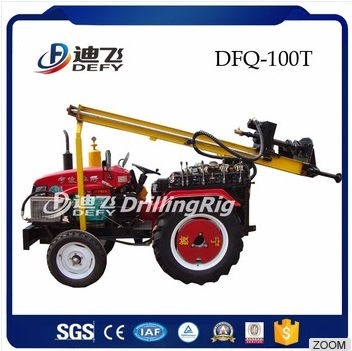 Dfq-100t 100m Tractor Hole Drill Rig for Water