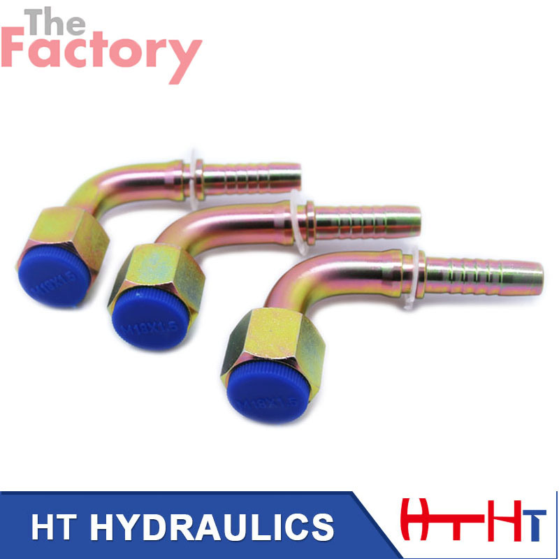 CNC Machinery for Orfs Female Forged Hydraulic Hose Pipe Fitting (24291)