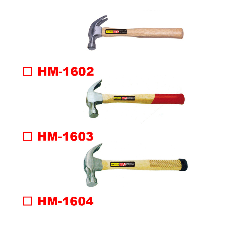 American Type Claw Hammer with Wooden Hanle