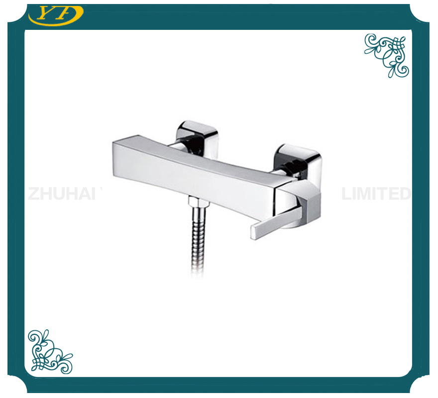 High Quality Fashion Ceramic Valve Wall Mounted Single Lever Basin Faucet