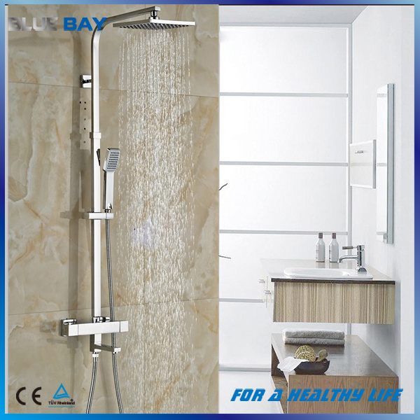 Thermostatic Bath Tub Shower Mixer with Hand Shower 8