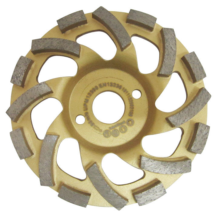 Diamond Single Row Cup Grinding Wheel for Concrete/Asphalt