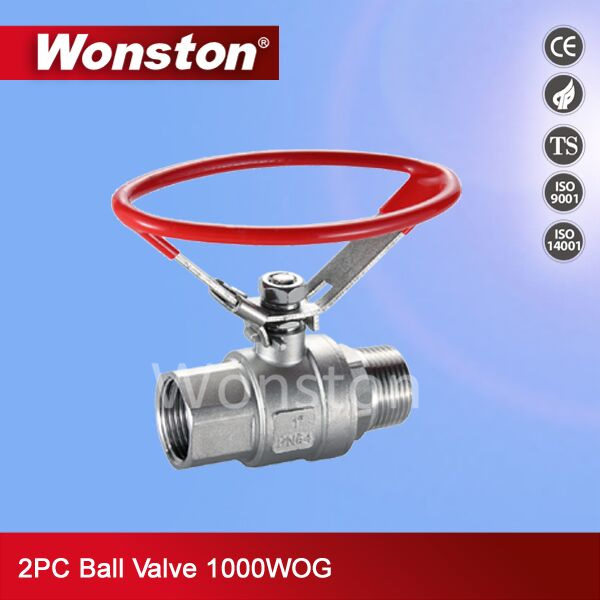 Pn63 M/F Screwed 2PC Ball Valve with Special Oval Handle