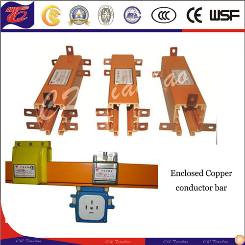 Crane Conductor Bar System Enclosed Power Rail Trolley