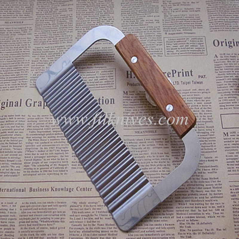 Steel Potato Chip Cutter/Waving Knife