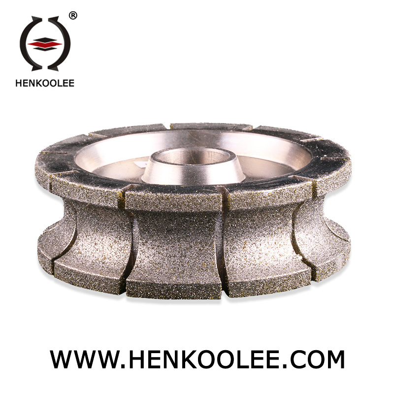 Electroplated Diamond Grinding Profile Wheel for Glass, Marble, Ceramic Tile, Porcelain