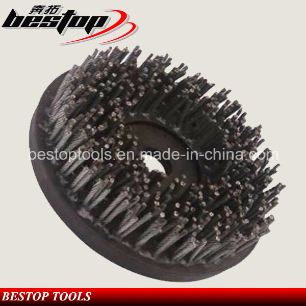 D200mm Steel Wire Rope Brush for Stone Grinding and Polishing