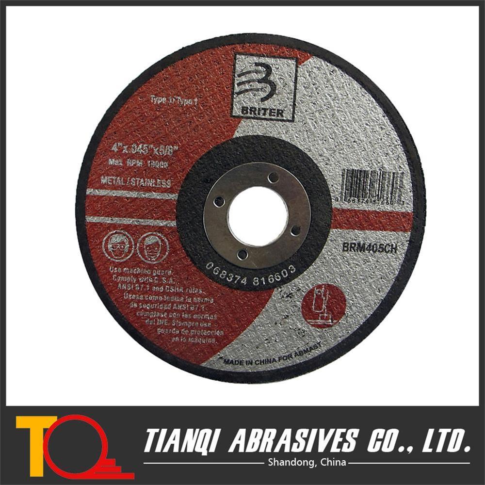 4.5' Abrasive Thin Cutting Disc Cutting Wheel for High Tensile Alloy (115X1.0X22.2)