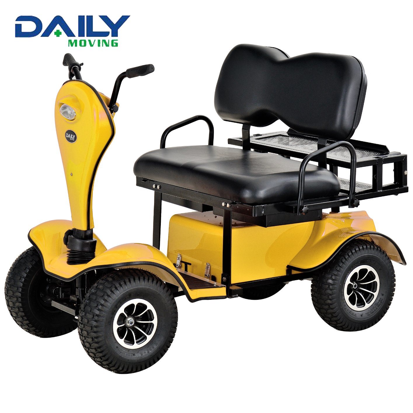 Double Seat Electric Golf Cart with 24V 1500W Power Motor