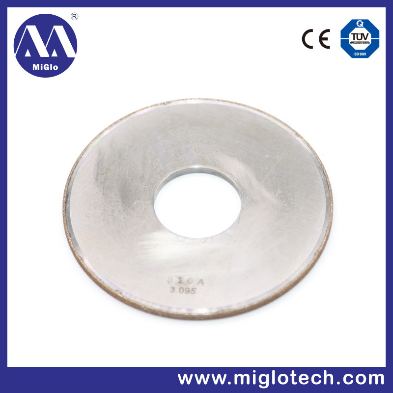 Customized Electroplating Groove CBN and Diamond Grinding Wheel (Gw-100049)