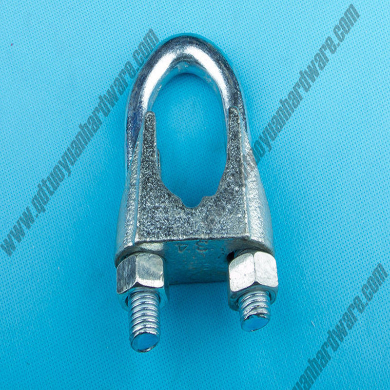China Wholesale DIN741 Malleable Wire Rope Cable Clip