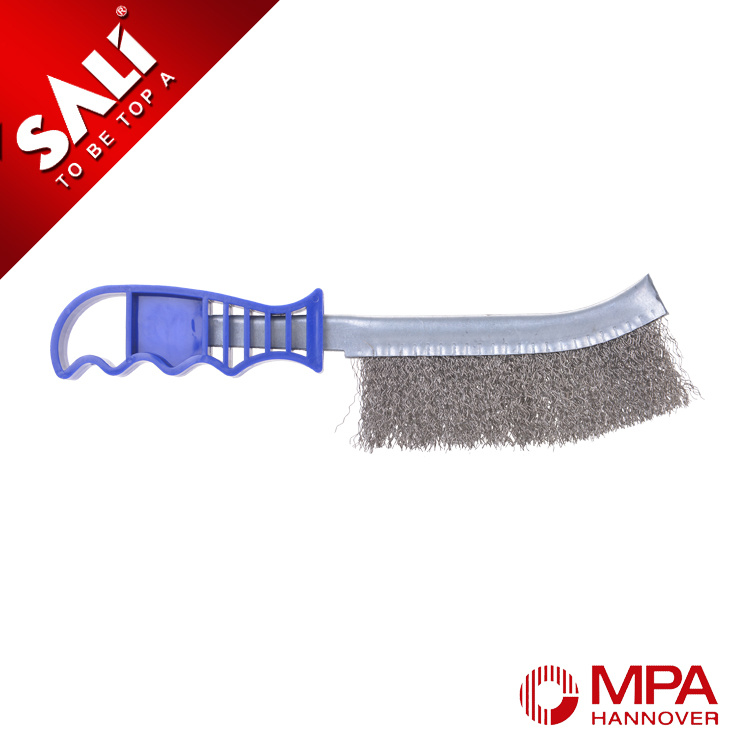 Stainless Steel Wire Knife Brush Coated with Cooper