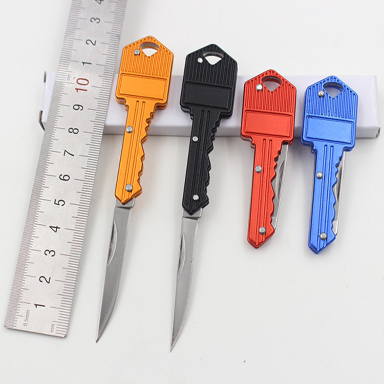 Key Shape Folding Knife Cool Household and Outdoor Knife