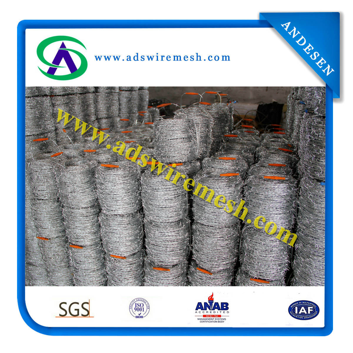 Barbed Wire (Galvanized and PVC Coated)