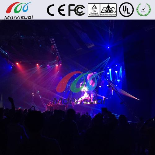 Front Maintenance Indoor Curved LED Screen for Rental