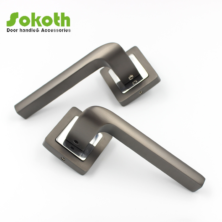 Black Nickel Finish Aluminum Alloy Door Handle with High Quality