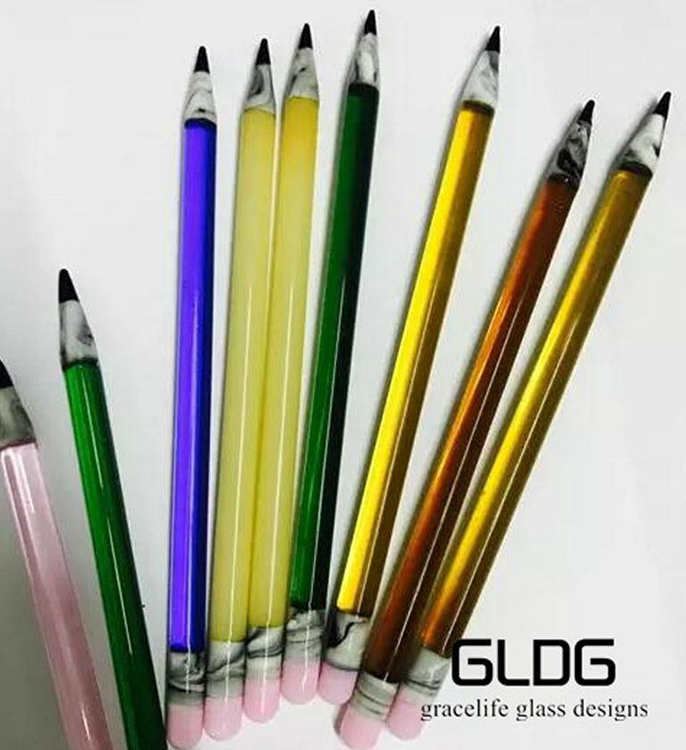 Pencil Glass Dabber 5 Inch Style Pyrex Glass Dabber Hand Tool Colors Dabble for Heady Glass Pipe High Quality DAB Rig