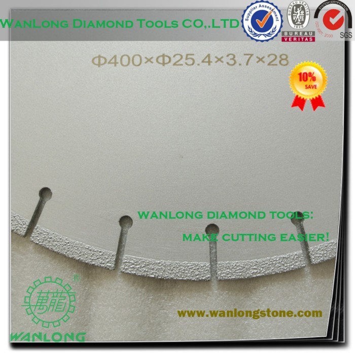 Diamond Circular Saw Blade for Granite Concrete Marble Limestone Sandstone Cutting-Laser Saw Blade