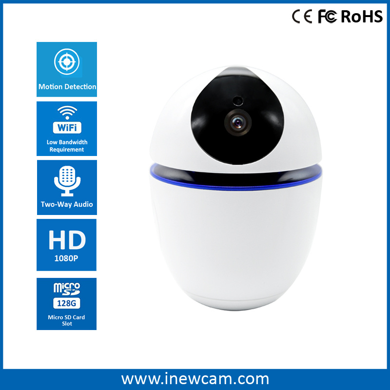 Smart Home Use 1080P CCTV HD WiFi IP Camera Supporting 128g SD Card