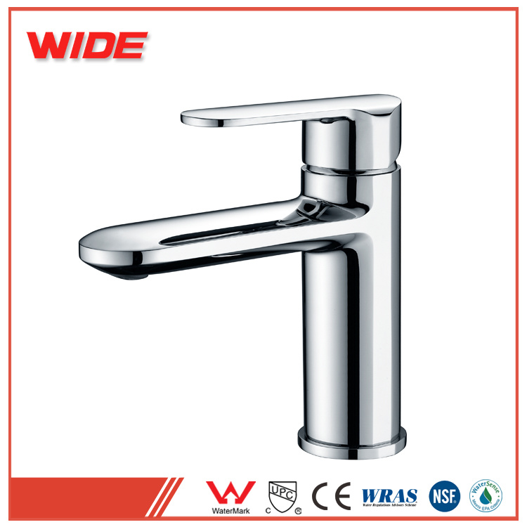 China Single Handle Copper Bathroom Wash Basin Faucet